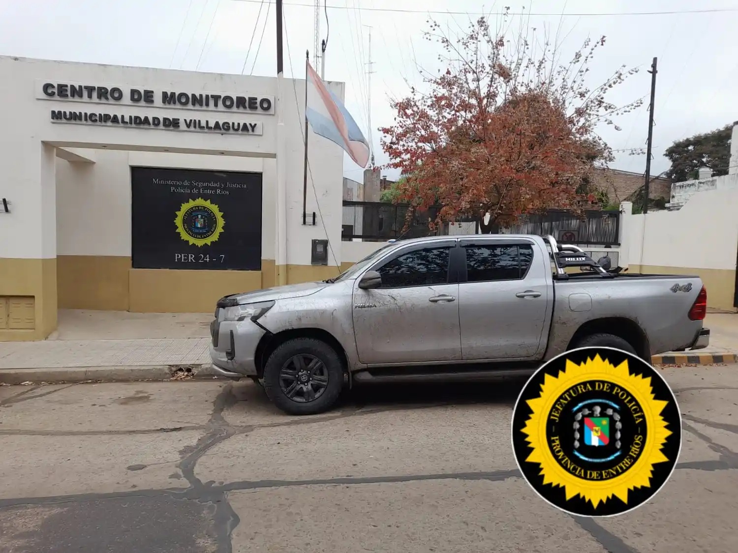 Villaguay: aprehendieron a un hombre tras una peligrosa persecución y agresión a un policía
