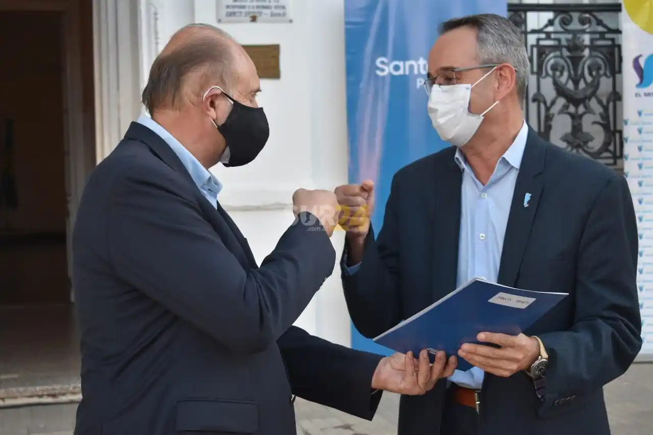 Perotti llegó a Sancti Spiritu para que el pueblo siga creciendo en obras