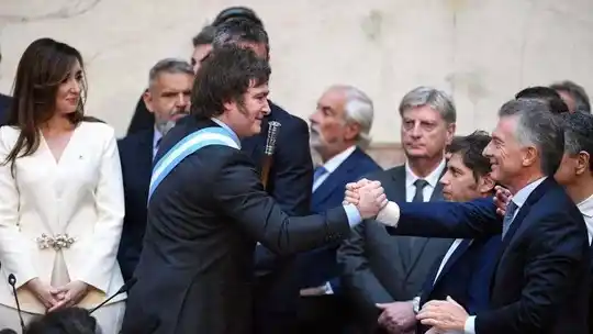 Javier Milei y Mauricio Macri (NA)