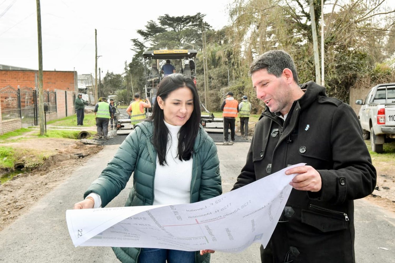 Malvinas Argentinas: Noelia Correa visitó una nueva obra en la ciudad de Tortuguitas