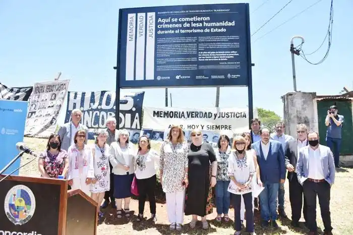 Señalizaron como Sitio de Memoria al Regimiento de Concordia