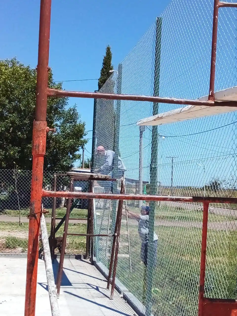 General Galarza: se trabaja en la obra del Miniestadio "Los Corchos"