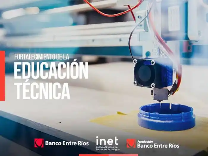 Banco Entre Ríos patrocinará proyectos vinculados a Educación Técnica, Empleo y Desarrollo Tecnológico