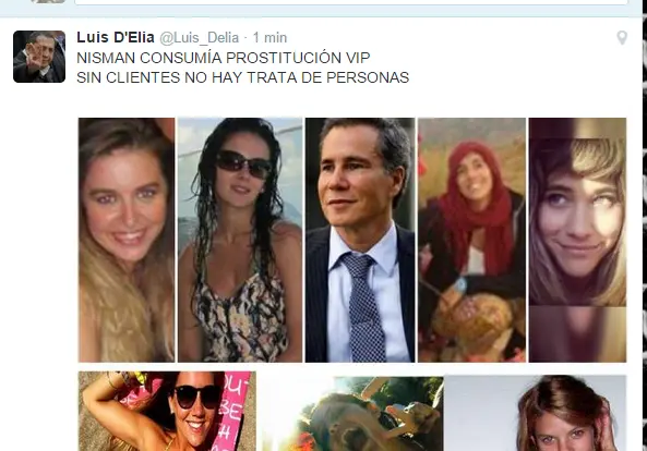 D'Elía vinculó a Nisman con la prostitución Vip