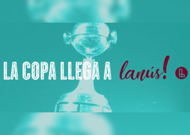 Exhiben la Copa Libertadores de América en Lanús