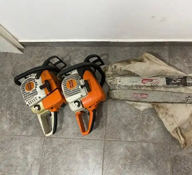 Parte de los elementos recuperados.