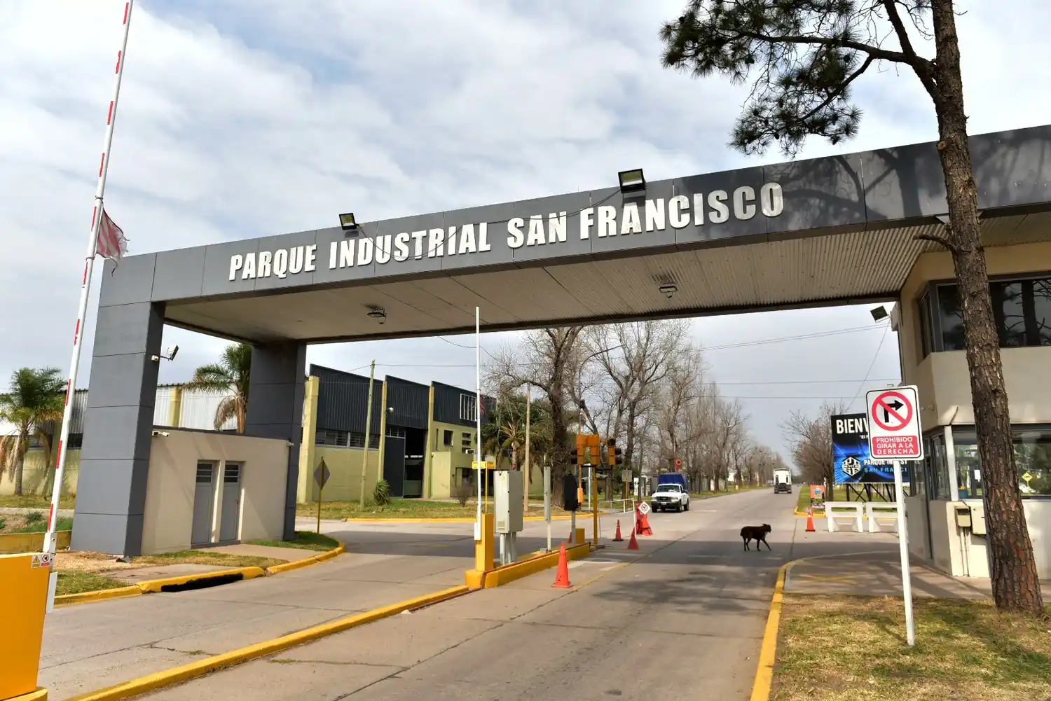 El accidente ocurrió en una empresa del Parque Industrial.