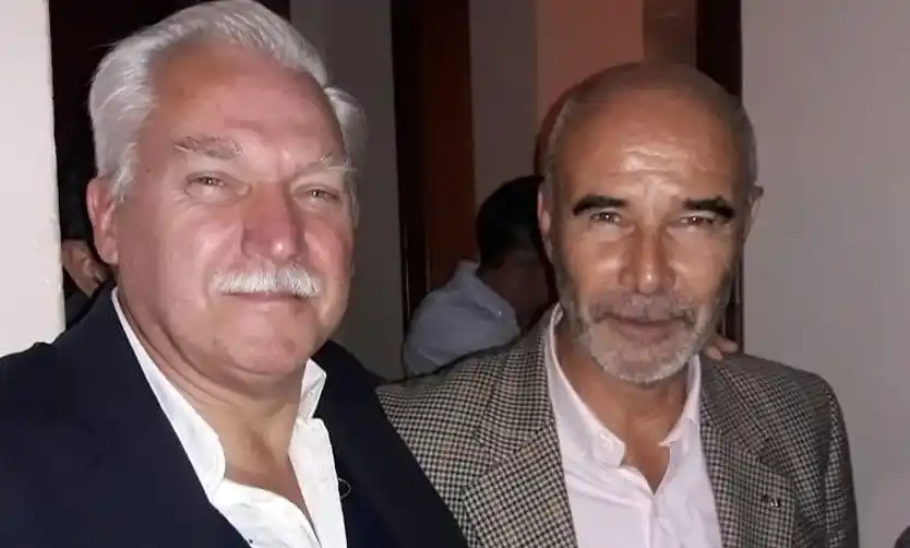 Simmermacher junto a Gómez Centurión.