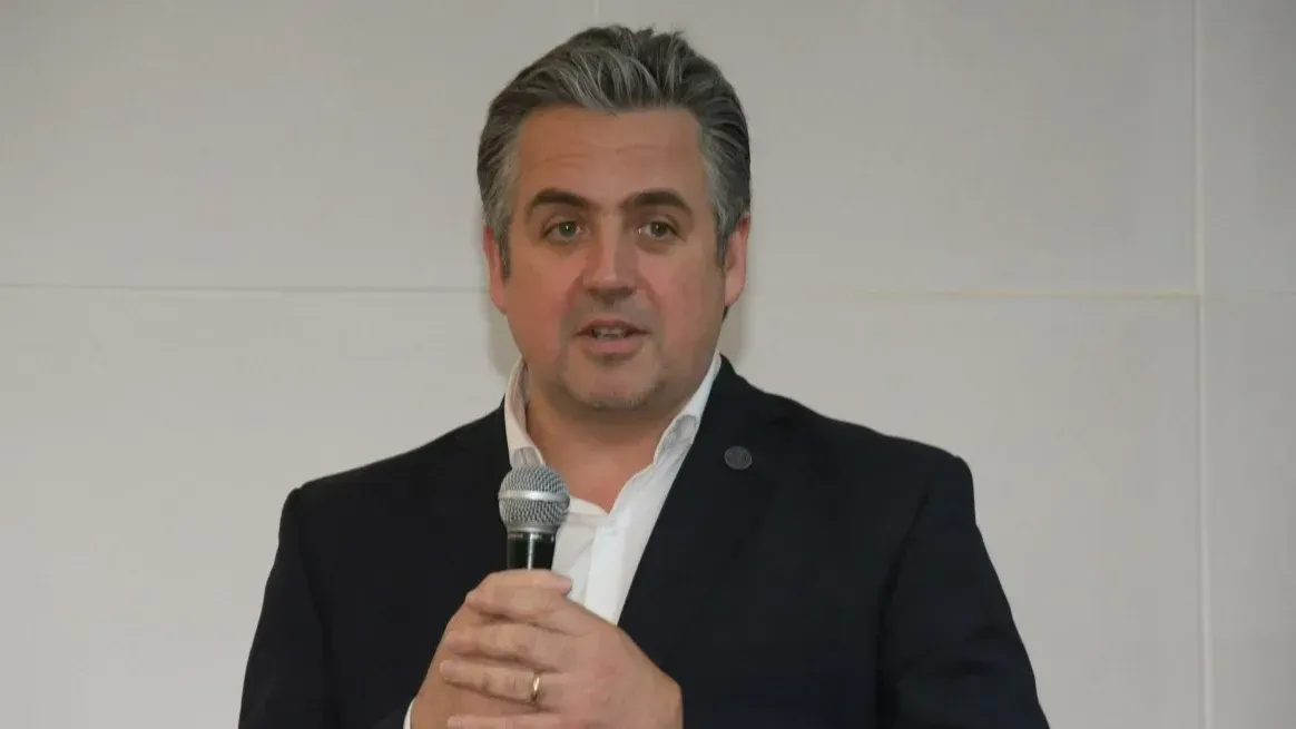 Pablo Cococcioni, ministro de Seguridad de la provincia de Santa Fe. Crédito: Manuel Fabatía