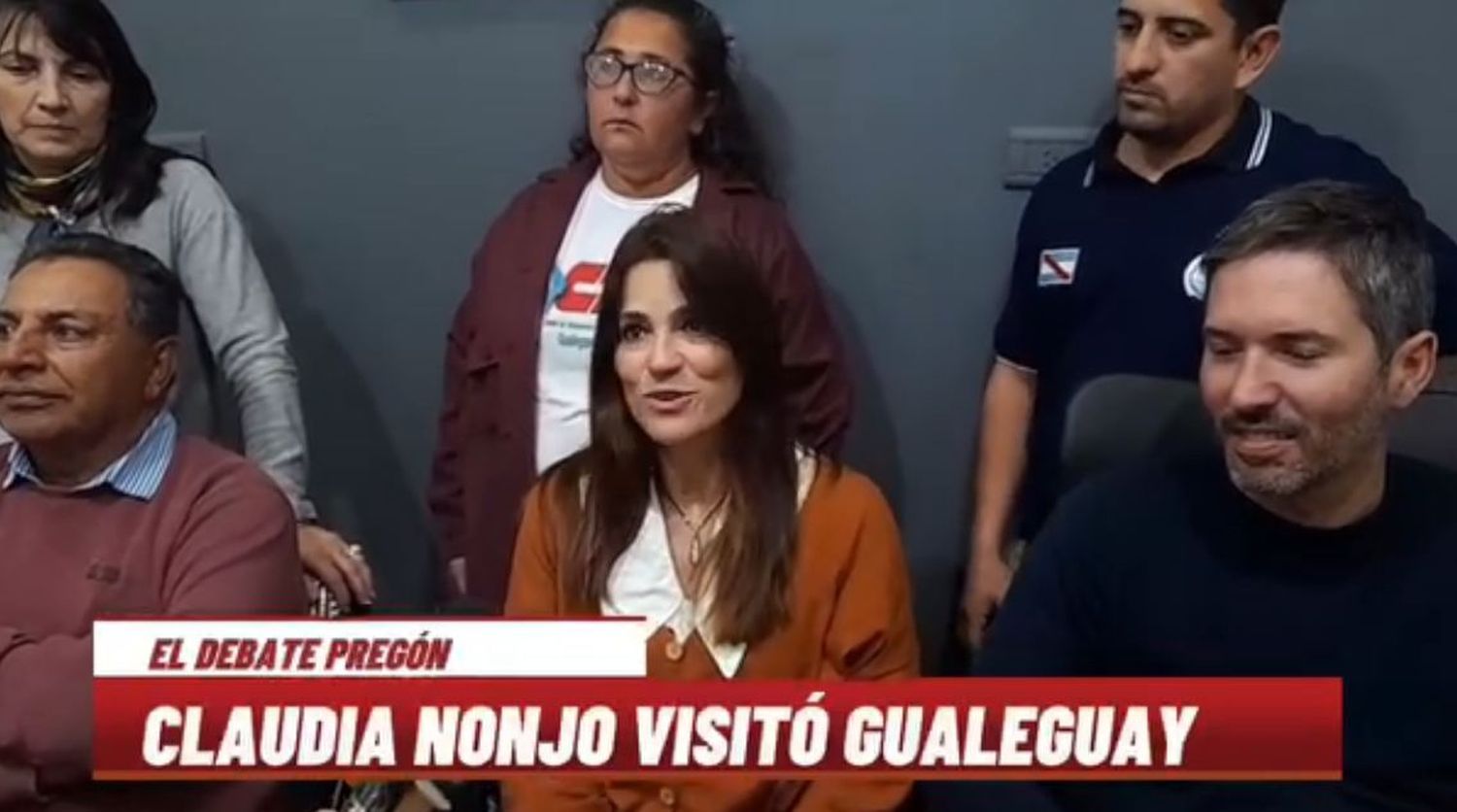 Claudia Monjo visitó Gualeguay