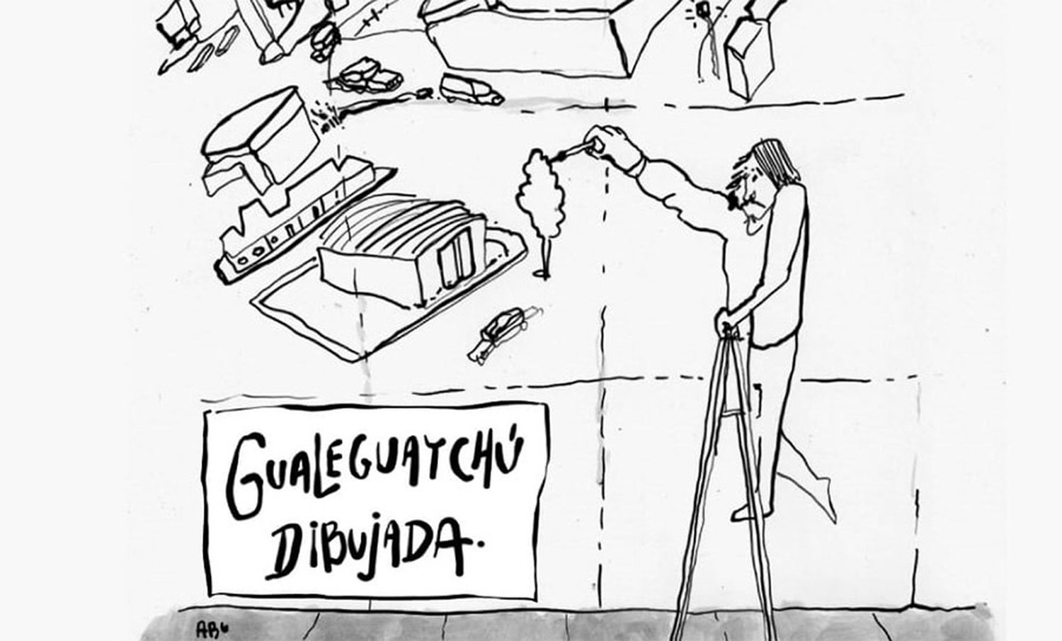 “Gualeguaychú Dibujada” se podrá apreciar desde mañana a las 20 en la Casa de la Cultura.