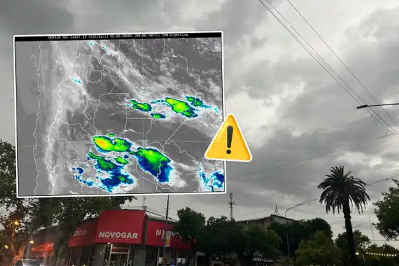Atención: rige un aviso a corto plazo por tormentas fuertes para la región de Rafaela y zona