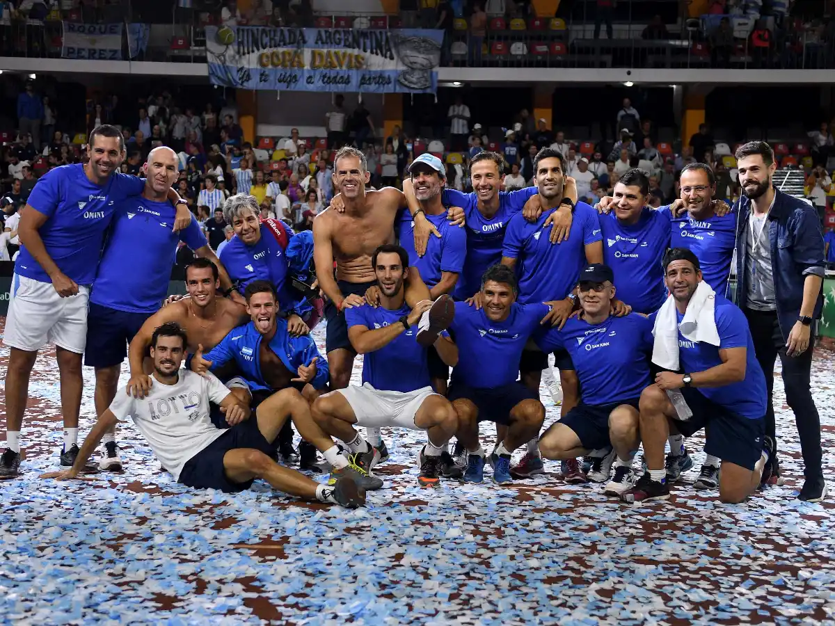 Copa Davis: la Argentina festejó en San Juan
