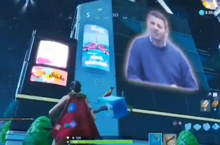 Un precandidato a intendente se metió en el videojuego Fornite para captar voto joven