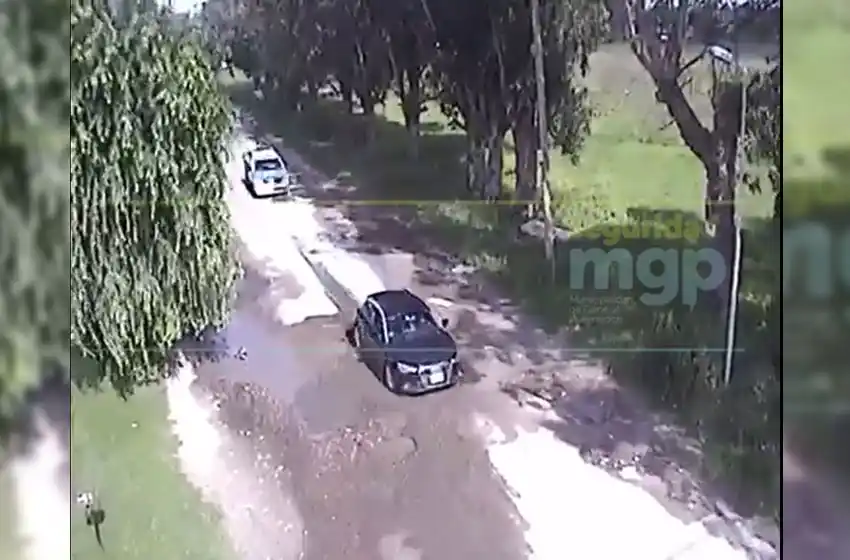 De película: así persiguieron y atraparon al ladrón del Audi