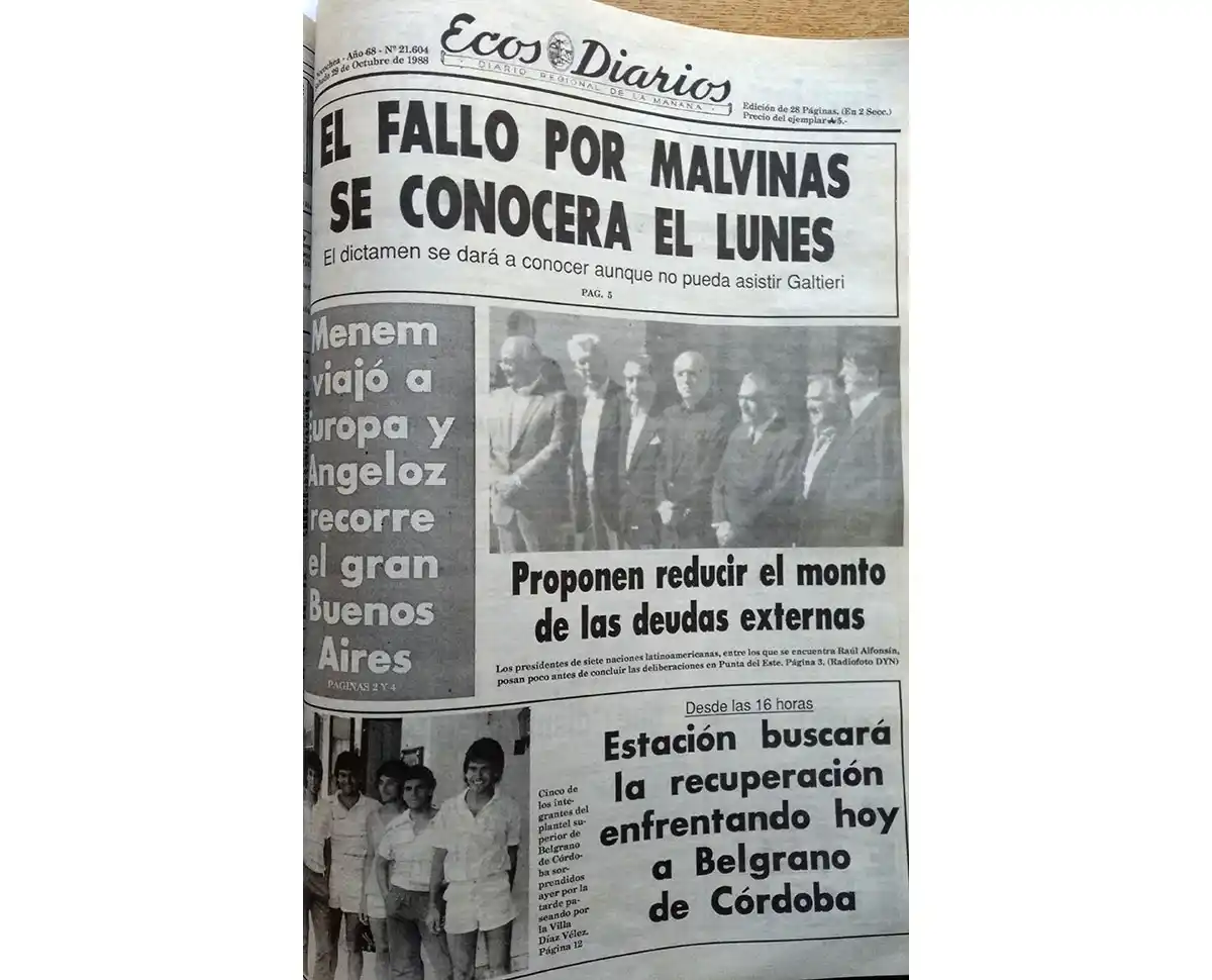 Sábado 29 de septiembre de 1988