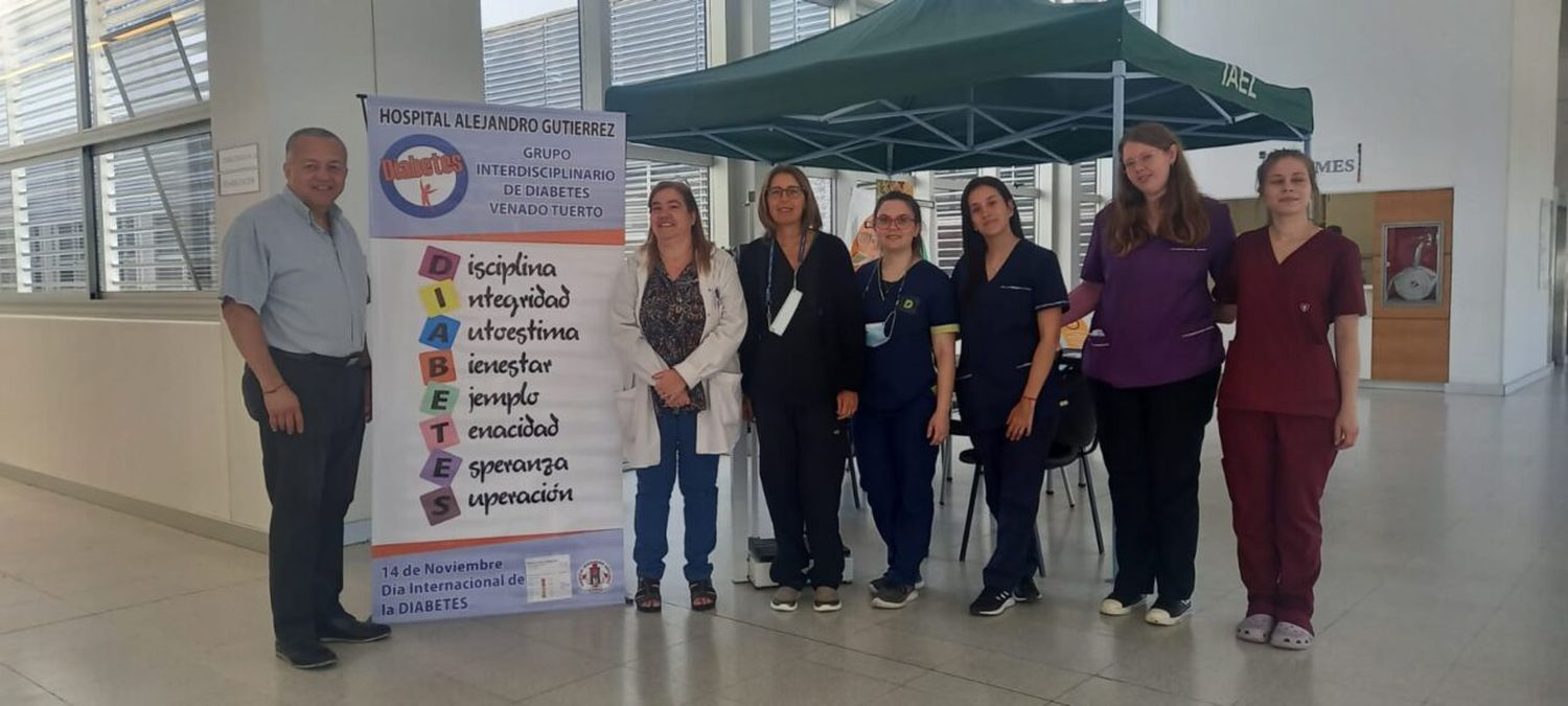 Controles y charlas por el Día Mundial de la Diabetes en el Hospital Gutiérrez 