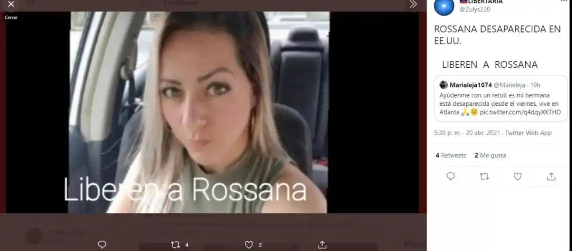 Venezolana que TRABAJABA COMO UBER desaparece en Atlanta