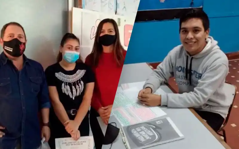 Dos sampedrinos avanzan a la etapa provincial del Parlamento Juvenil del Mercosur