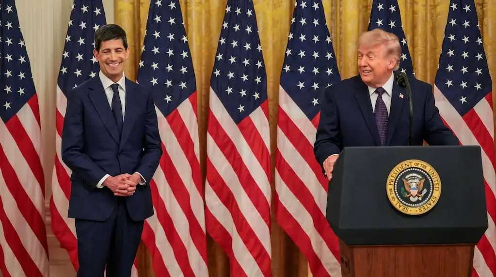 Warsh y Trump.