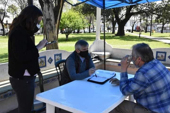 Chivilcoy: Britos retomó las salidas de gabinete por los barrios