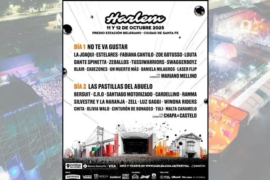 Programación día por día.