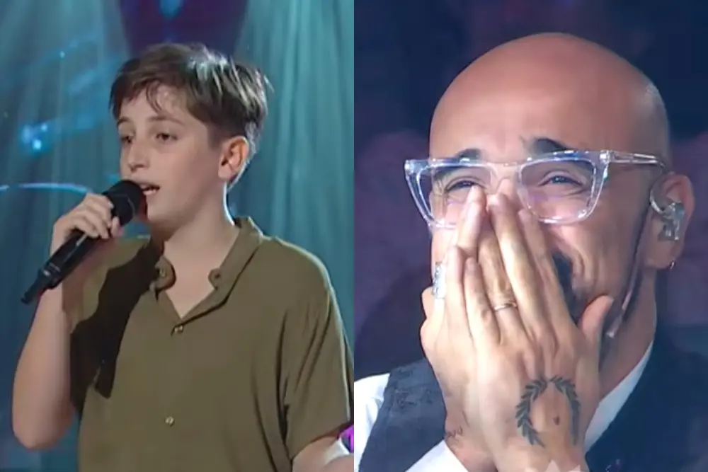 Lorenzo emocionó a Abel Pintos.