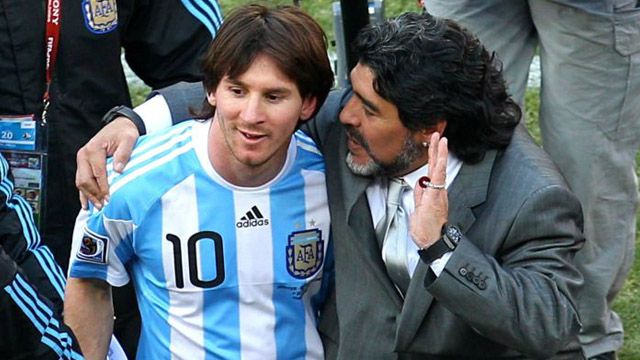 Messi: "Nos deja, pero no se va, porque el Diego es eterno"