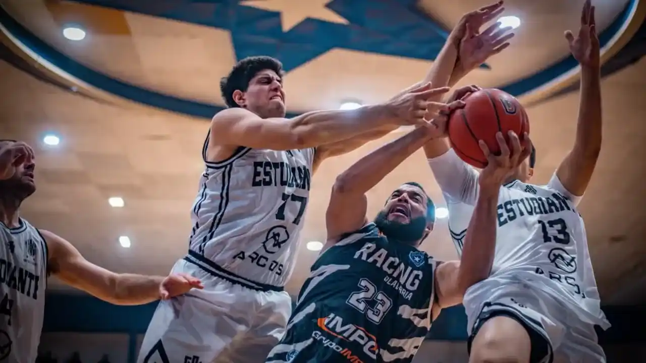 Delgado aportó 18 puntos para Racing. (Foto gentileza de Andrés Arouxet).