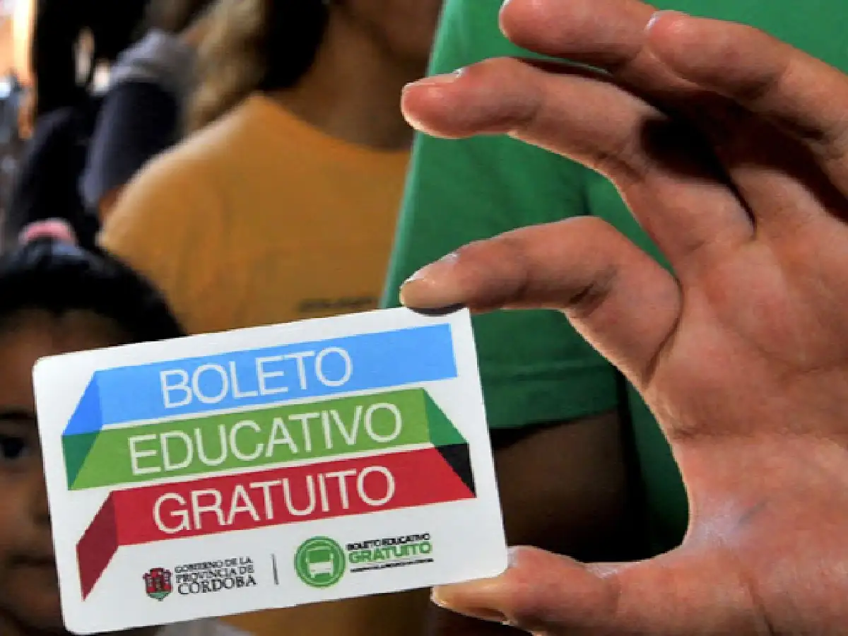 El Boleto Educativo Gratuito se podrá tramitar desde el lunes 