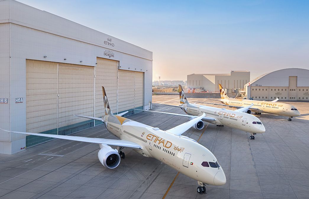 Tres nuevos Boeing 787 Dreamliner se unen a la flota de Etihad Airways