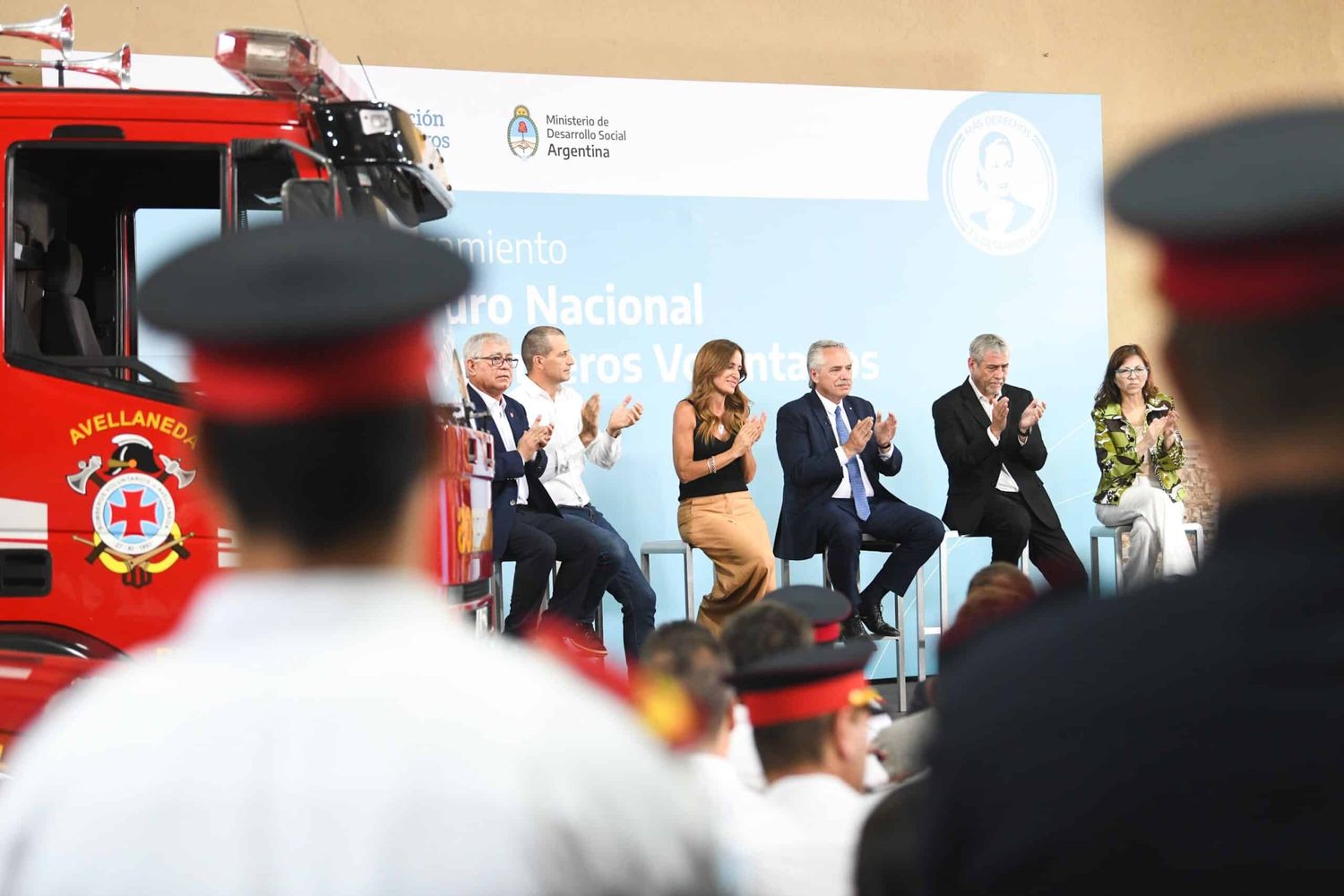Alberto Fernández lanzó el Seguro Nacional de Bomberos Voluntarios