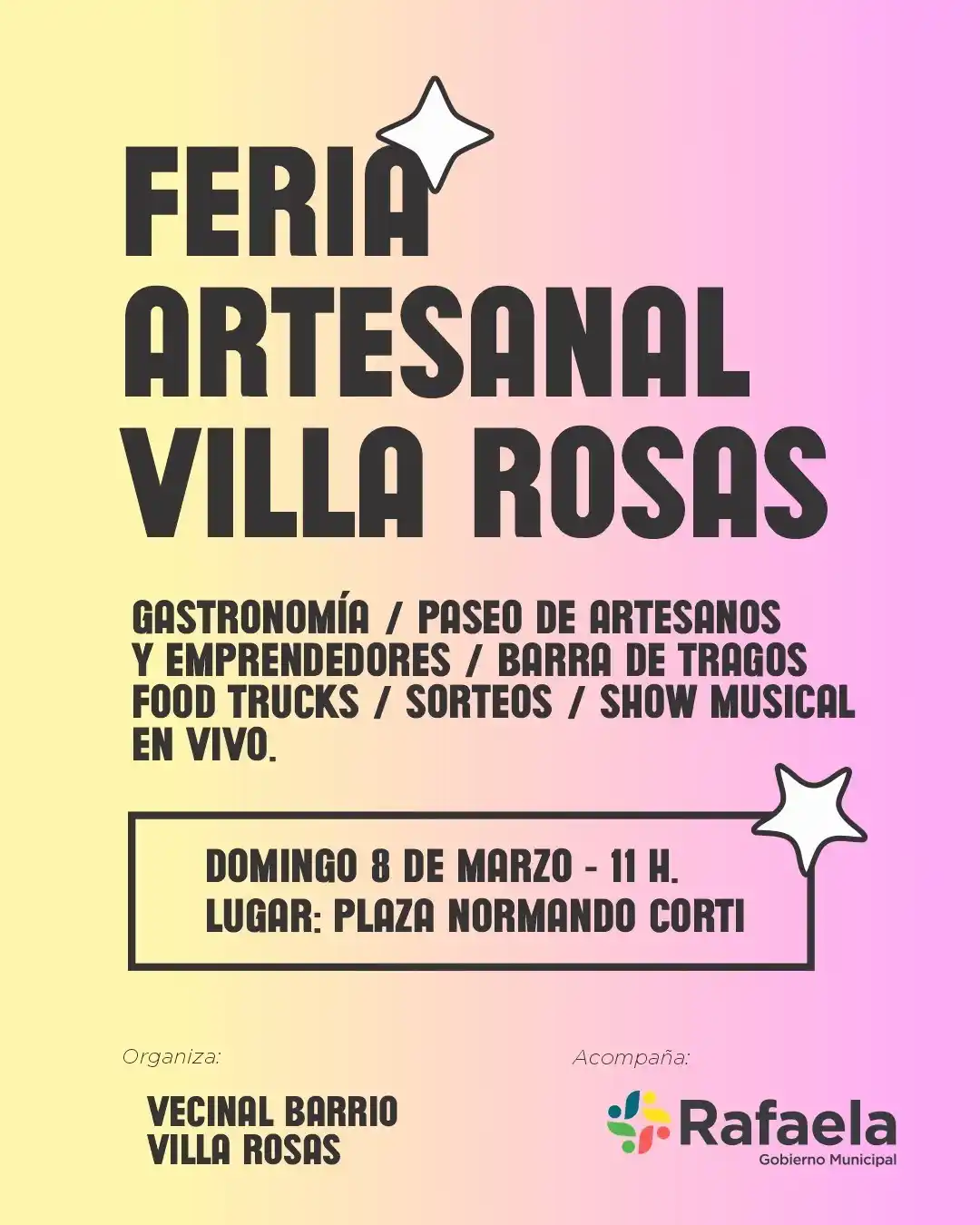 feria artesanal villa rosas