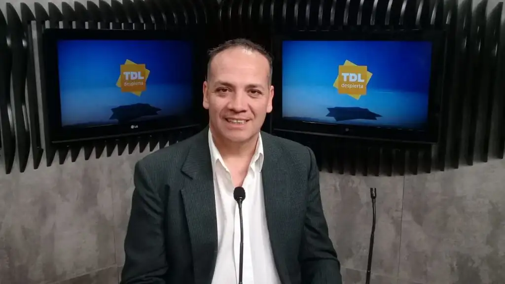 Juan Pedro Larraburu en el desayuno de Tandil Despierta