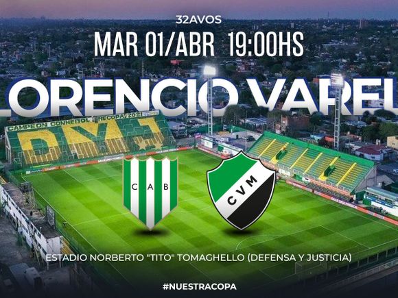 Banfield enfrenta a Villa Mitre por la Copa Argentina