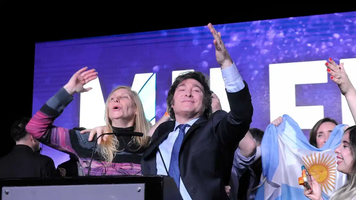 Milei, tras imponerse en las Paso: "Estamos frente al fin del modelo de la casta"