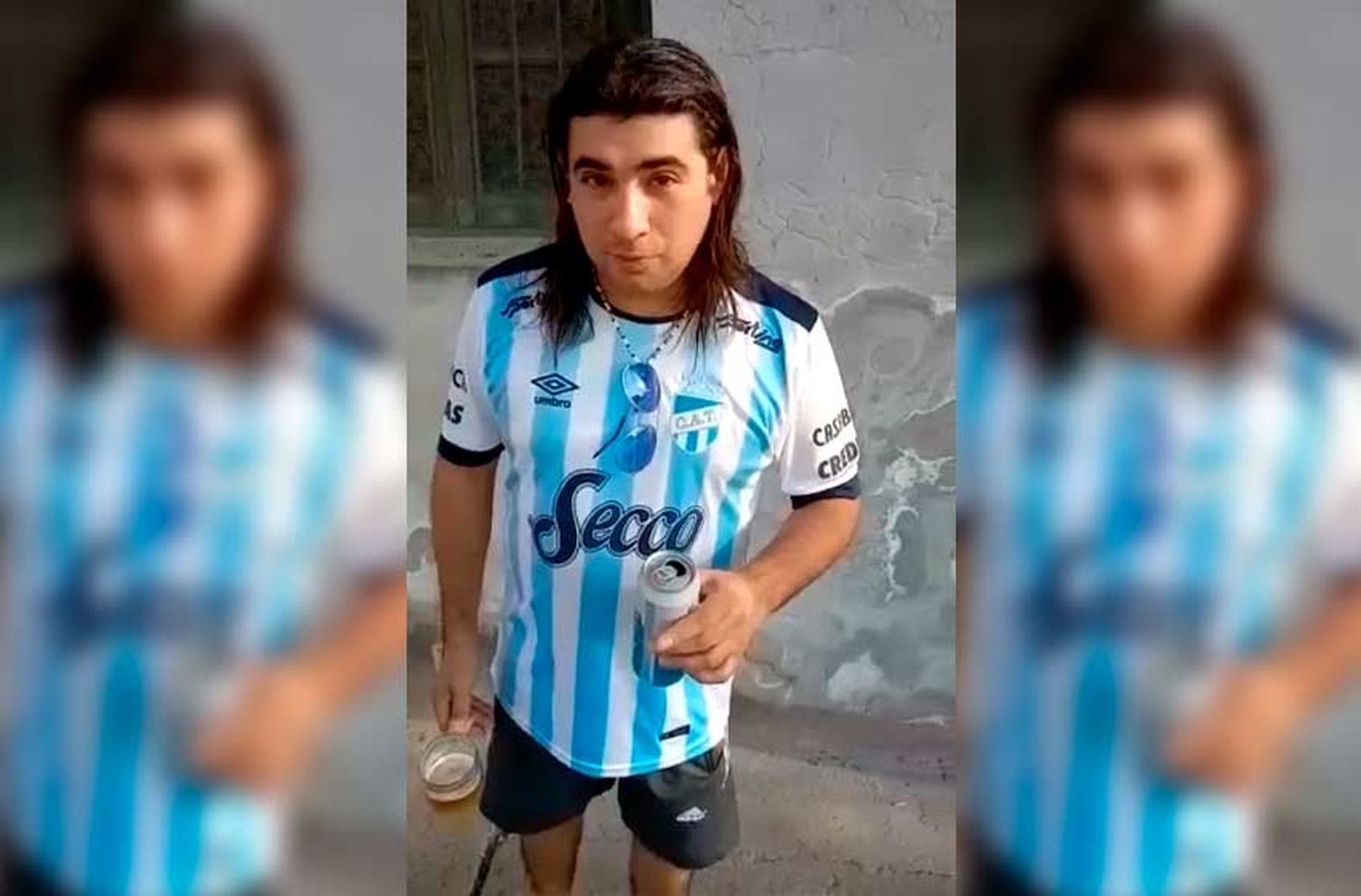 Video: gastada e insultos de un hincha de Atlético Tucumán contra Kiko de zona sur tras la derrota de Newells