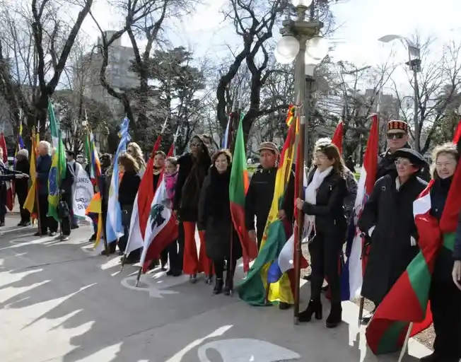 La unión de Colectividades, en un acto por el Día del Inmigrante.