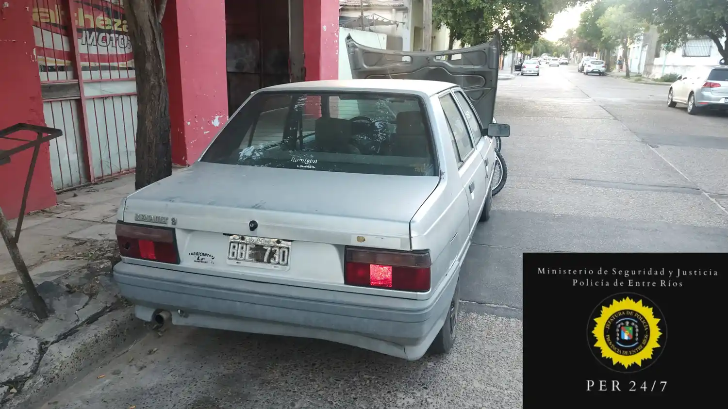 La policía secuestro un auto sospechoso: qué fue lo que detectaron