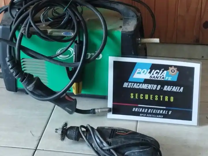 Ingresaron a un taller y robaron gran cantidad de herramientas: recuperaron parte de lo robado