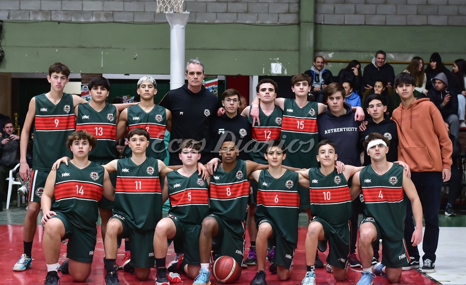 Centro Basko, previo a coronarse en la U-17 con Santiago Cuñado como técnico