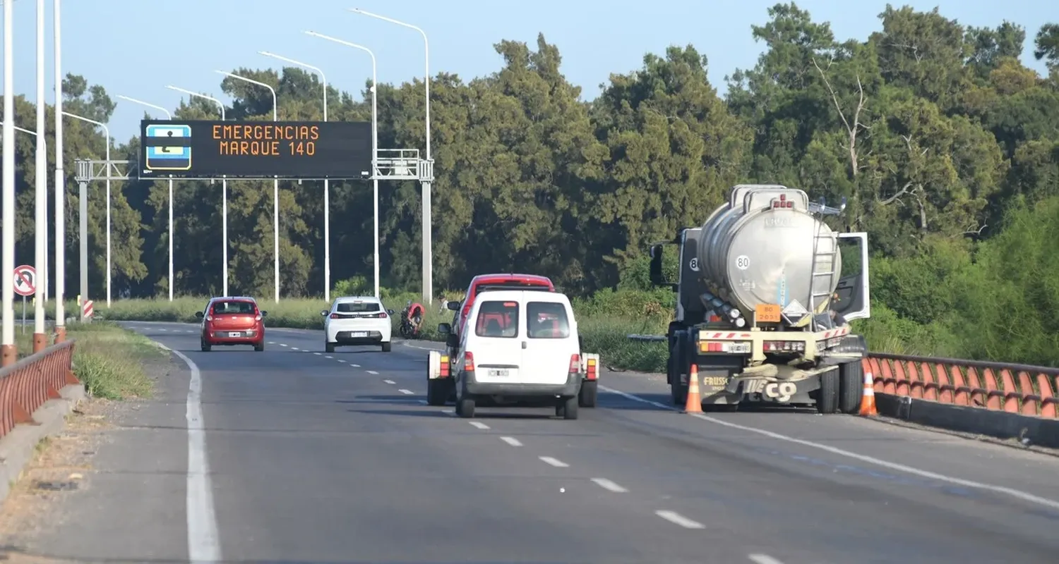 Autopista Santa Fe-Rosario. Crédito: Mauricio Garín