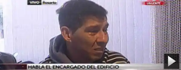 Rosario: El portero aseguró que "no se veía por el gas y el gasista se fue"