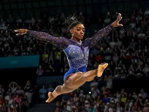 Simone Biles, la reina de la gimnasia, llegará a Buenos Aires.Foto: @PAUL ELLIS