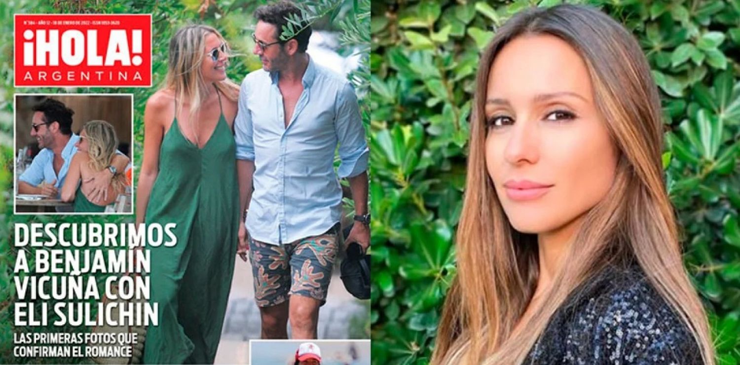 La reacción de Pampita al ver la tapa de Benjamín Vicuña con Eli Sulichin enamorados