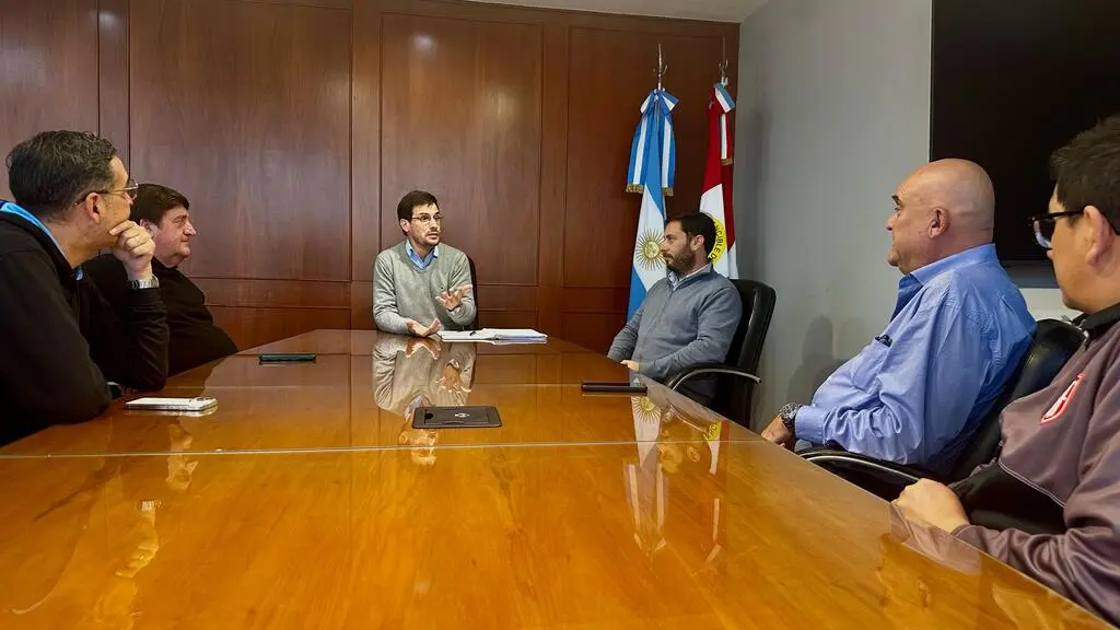El intendente se reunió con autoridades de la Liga Rafaelina de Futbol