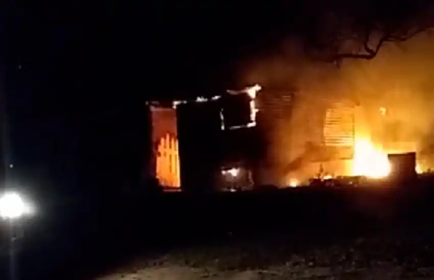 Se incendió una casa precaria en una localidad santafesina y un hombre perdió la vida
