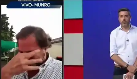 Camioneros bloquea una empresa en Villa Adelina y el dueño se largó a llorar en televisión: "Estoy harto y podrido de todo esto"