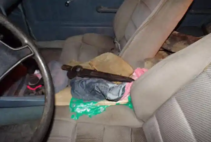 Chocó borracho, intentó escapar y amenazó con un cuchillo a quien quiso detenerlo