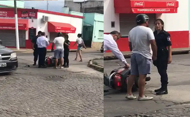 Ante el silencio feminista, Vidal asciende a la mujer policía golpeada por un hombre en San Nicolás
